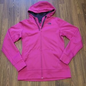 The North Face Women’s Medium Pink Zip-Up Hoodie | Regular Fit Sweatshirt A15
